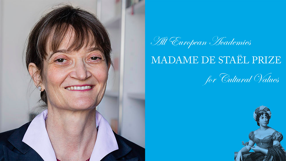 Madame de Stael Prize for Prof. Keller